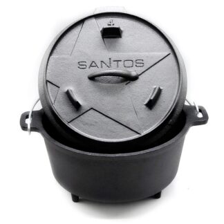 SANTOS Dutch Oven 4,5qt s nogicama (3,7 litara)